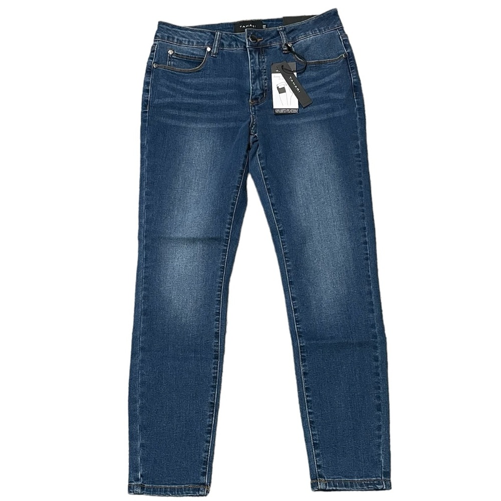 Tahari Tummy Tuck Slimming Chloe Fit Solution Skinny Jeans